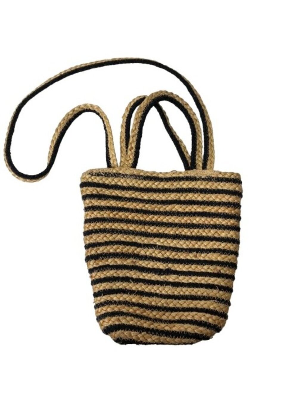 America and Beyond Jute Bucket Bag